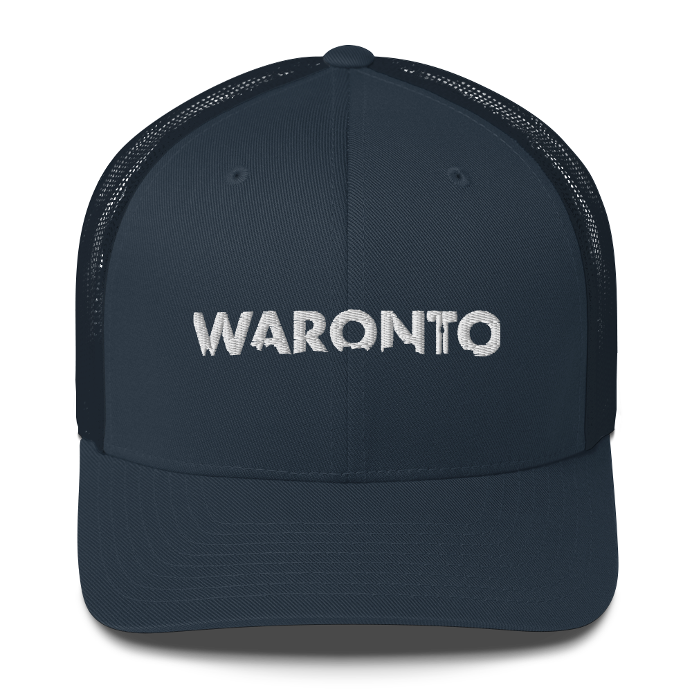 Navy Waronto Trucker Cap