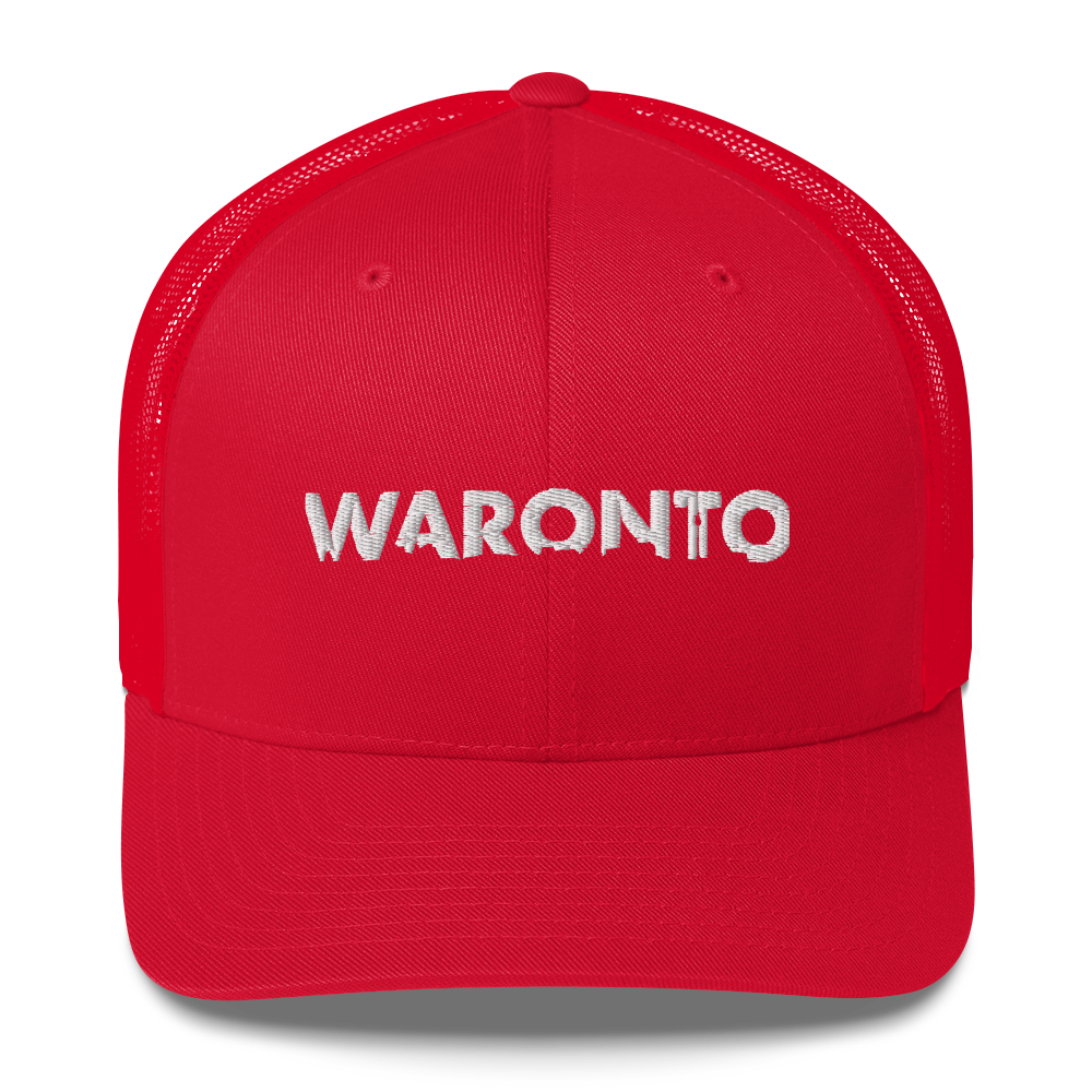 Red Waronto Trucker Cap