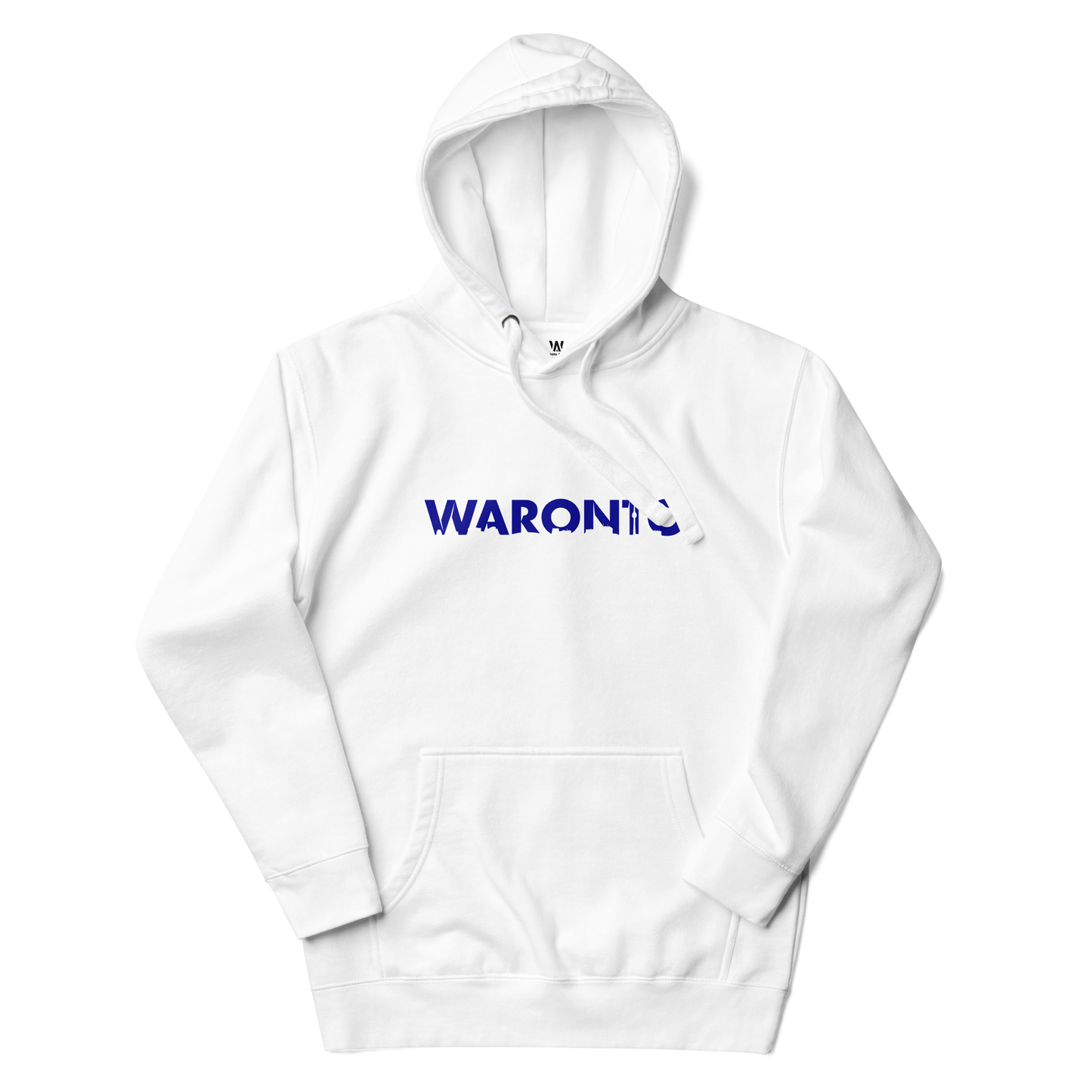 Waronto White Unisex Hoodie