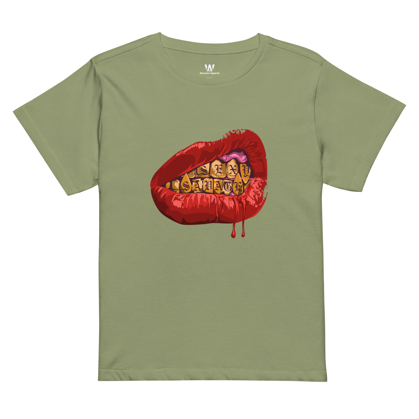 Sexy Savage Artichoke Lady’s High-Waisted Tee