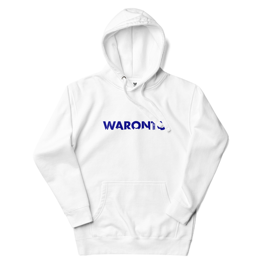 Waronto White Unisex Hoodie